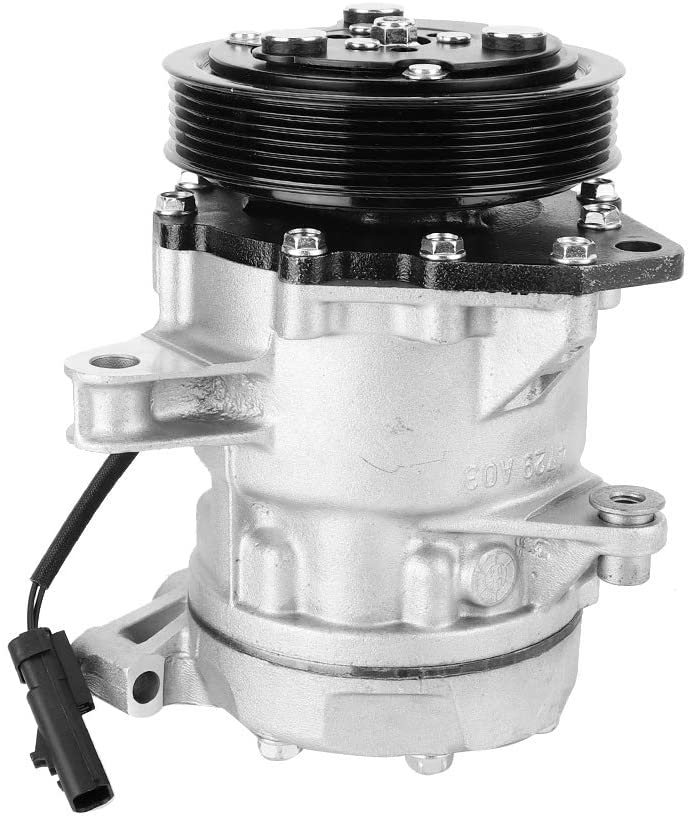 Air Conditioner Compressor, Automotive A/C Air Conditioning Compressor Assembly Fit for Jeep Liberty 3.7L V6 2002-2005 Replaces Part# CO 30001C
