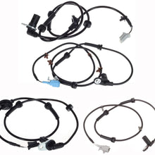 AUTEX 4pcs ABS Wheel Speed Sensor 47910-7Y000 47911-7Y000 47901-7Y000 47900-7Y000 ALS346 ALS347 ALS348 ALS349 (Rear Left, Rear Right, Front Left, Front Right)