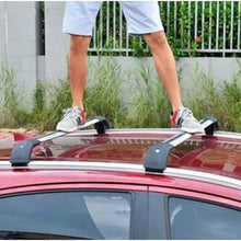 KPGDG Fit for Audi Q5 2012-2017 Lockable Baggage Luggage Racks Roof Rack Rail Cross Bar Crossbar - Silver