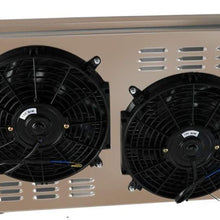 CoolingCare All Aluminum 3 Row Radiator+ Fan Shroud w/Relay Kits for Chevy/GMC C10 C20 C30 K10 K20 K30 C/K Series Pickup Truck Camaro Blazer 1970-1987