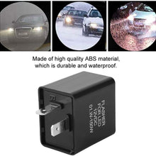 Qiilu Electronic LED Flasher Relay,Adjustable for Turn Signal Light Indicator Blinker