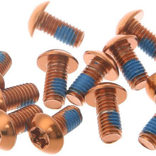 HELYZQ 12Pcs Bicycle Brake Disc Screws Alloy Steel Bolt Rotor Cycling for Mountain Bike