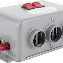 ROSEBEAR 12V Car Heater 3 Hole 600W‑800W Winter Fast Heating Warmer Frost Removing Accessories Low Noise