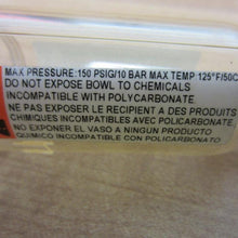 Speedaire, 1AKG5, Filter Bowl, for Dayton Miniature Filters