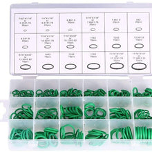 Yosoo 270Pcs 18 Sizes Assortment Kit Air Conditioning HNBR O-Ring Set Car Auto Vehicle Repair Green