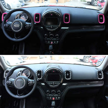 HKPKYK Car air Conditioning Outlet Decoration,4pcs Car Air Conditioner Outlet Decoration Cover Sticker,for Mini Cooper S JCW F60 Countryman, Car Styling Accessories