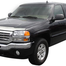 Auto Ventshade 622015 Aeroskin Flush Mount Chrome Hood Protector for 1999-2007 GMC Sierra 1500, 2001-2004 Sierra 2500 & 3500