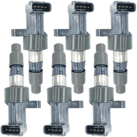 C2S42673 Ignition Coils Pack For Jaguar S-Type X-Type XF XJ 2.5L 3.0L V6 (1999-) 099700-0620 (6)
