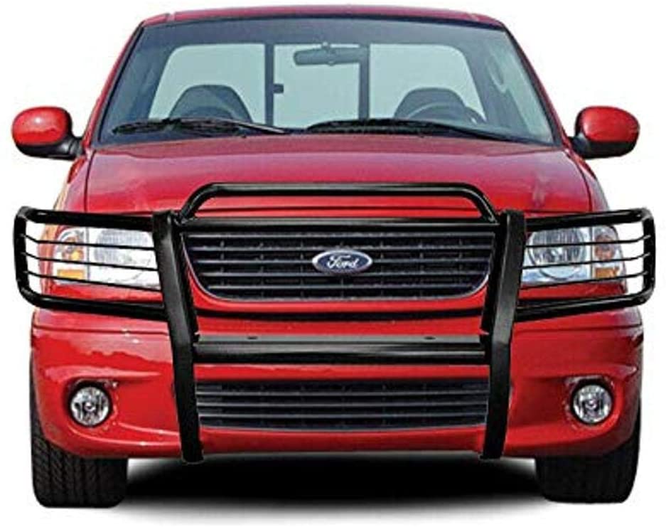 BLACK HORSE 17FP26MA Black Grille Guard, 1 Pack