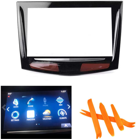 Touch Screen Display for 2013-2017 Cadillac XTS CUE ATS CTS SRX Replacement + Free Trim Tools