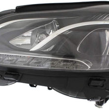 For Mercedes Benz E250 / E300 / E350 / E400 / E550 / E63 AMG S Headlight Assembly 2014 2015 2016 Driver and Passenger Side Pair/Set | Halogen | MB2502219 + MB2503219 | 2128202139 + 2128202239