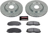 Power Stop K5959 Front Brake Kit with Drilled/Slotted Brake Rotors and Z23 Evolution Ceramic Brake Pads
