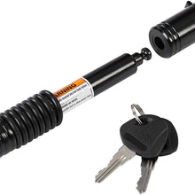 METOWARE Trailer Hitch Lock, 5/8" Diameter Lock Pin, with 4 Rubber O-Rings, Fits 2" Receiver Tubes, Class V Hitch Receivers (1 Pack)