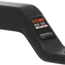 CURT 45458 Commercial Duty Forged Trailer Hitch Ball Mount, Fits 2-1/2-Inch Receiver, 20,000 lbs, 1-1/4-Inch Hole, 4-Inch Drop, 2-1/2-In Rise