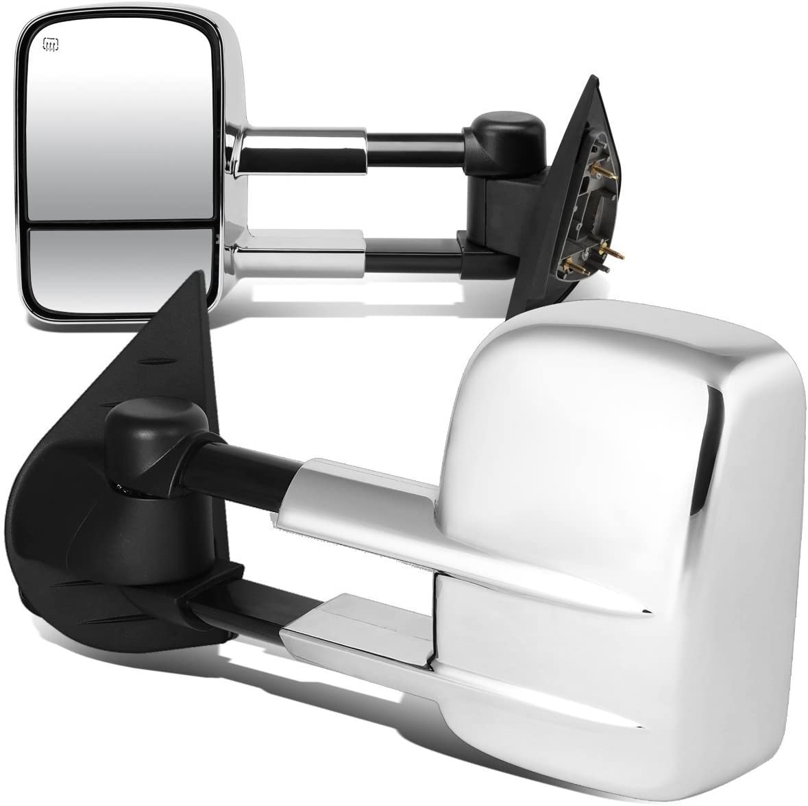 DNA Motoring TWM-003-T111-BK Pair of Towing Side Mirrors