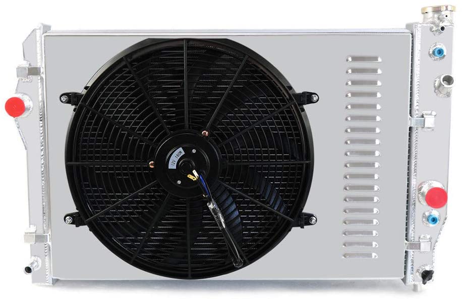 ALLOYWORKS 3 Row All Aluminum Radiator Fan Shroud For 1993-2002 Chevy Camaro Z28 / Pontiac Firebird V8 GAS
