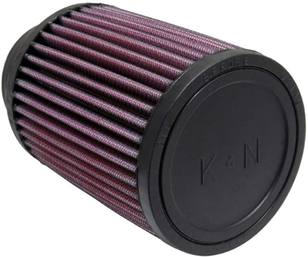 K&N Universal Clamp-On Air Filter: High Performance, Premium, Washable, Replacement Engine Filter: Flange Diameter: 2.75 In, Filter Height: 5 In, Flange Length: 1 In, Shape: Round, RU-1460