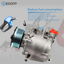 ECCPP A/C Compressor with Clutch fit for 2006-2011 Honda Civic 1.8L CO 4918AC AC Compressors