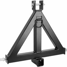 Happybuy Heavy Duty 3 Point 2 Inch Drawbar Stabilize Steel Drawbar Pull 3 pt Tractor Trailer Hitch Receiver 3 Point Trailer Receiver 1 Tractor Tow Hitch Drawbar