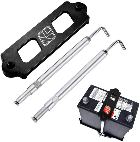 Kyostar J Hook Battery Tie Hold down bolts For Honda Civic Acura Integra Black