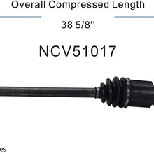 GSP NCV51017 CV Axle Shaft Assembly for Select 2007-11 Mitsubishi Outlander - Front Right (Passenger Side)