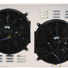 CoolingCare 3 Row Aluminum Radiator+ 2x12" Fans w/Shroud for Chevy Chevelle 68-73/ El Camino 68-77 (34" Overall Width)