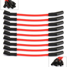 ECCPP New Spark Plug Ignition Wire Sets 10.5mm LSx LS1 LS2 LS3 LS6 LS7 Compatible with for Cadill-ac Escalade for GMC Sierra 3500 HD for Chev-y Silverado 3500 HD2002-2006
