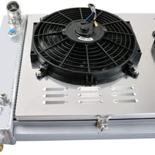 CoolingCare 4Row Aluminum Radiator+Shroud+Fan for Chevy/GMC C/K Series 10 20 30 Pickup Truck Suburban 1967-72