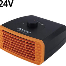 12V-24V Portable car Heater, Fast Heating defogger, Heating Cooling Fan for Small and Medium-Sized Cars, Camping, Boat 15 16CM