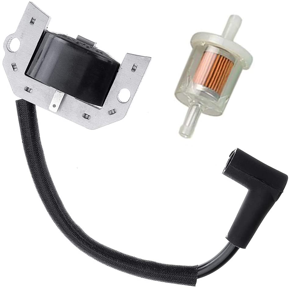 21171-7034 Ignition Coil with Fuel Filter Replacement for Model kawasaki FH381V FH430V FH480V FH541V 21171-7001 21171-7007 21171-7006 21171-7013, by LIYYOO