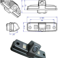 TheCoolCube CCD Chip Car Back Up Rear View Reverse Reversing Parking Camera for Subaru Forester Outback Impreza Sedan