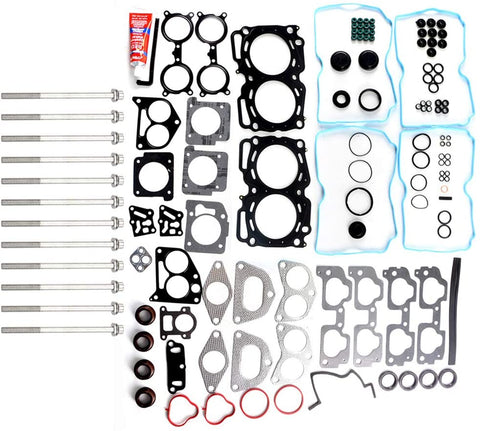 AUTOMUTO Engine Head Gasket Set Bolts Kit for Subaru Impreza Outback Sport