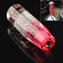 MACHSWON Universal Car Manual Shift Knob, Crystal Bubble Pink + White Gear Shift Knob (20CM)