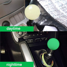 Pursuestar White Round Cue Luminous Ball Shift Knob Car Gear Shifter Head Fit Most Manual Automatic Vehicles 5 6 Speed