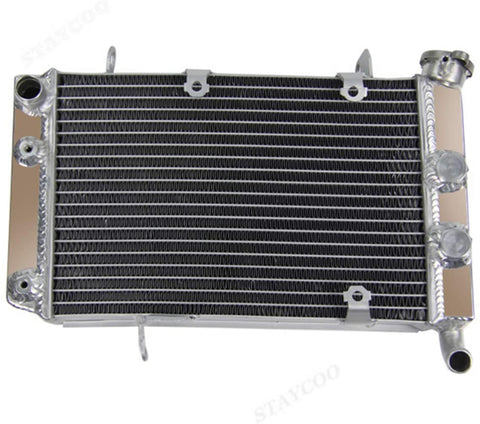 CoolingSky 2 Row All Aluminum ATV Radiator for 2003-2008 Suzuki LTZ400 Quadsport Z400 /Kawasaki KFX400 /Arctic Cat 400