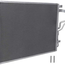 ANPART Condenser fit for 2016 2017 2018 Kia Forte5 2L LX 4519 A/C Aluminum Condenser