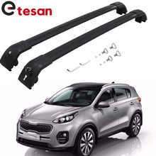 2 Pieces Cross Bars Fit for KIA KX5 2016 2017 2018 2019 2020 2021 Black Cargo Baggage Luggage Roof Rack Crossbars