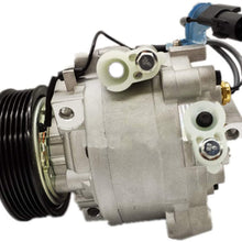 Disenparts 7813A197 A/C Compressor 12V 6 Grooves 7813A350 7813A354 7813A401 7813A402 7813A352 7813A351 Air Conditioning Compressor For Mitsubishi Lancer Outlander Sport RVR