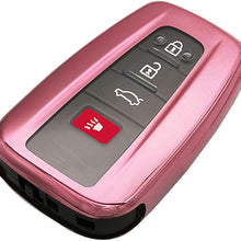 Red TPU 3/4 Buttons Key Fob Cover Case Jacket Skin Bag Glove Holder for 2018 2019 2020 Toyota Camry RAV4 Avalon C-HR Corolla 2017 Prius Remote