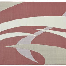 Reversible Mats Outdoor Patio / RV Camping Mat - Swirl (Burgundy/Brown, 9-Feet x 18-Feet)