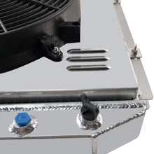 CoolingCare 3 Row Aluminum Radiator+ Shroud w/Fan(14 Inch) for Ford Mustang 65-66/ Mercury Comet 1961-65