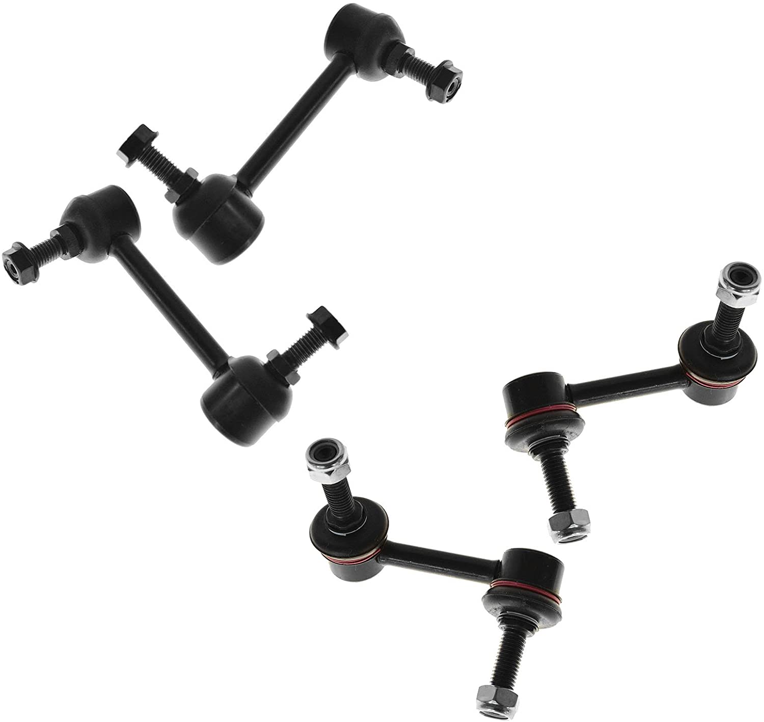 Sway Bar Links Front & Rear Kit Set of 4 for Trailblazer EXT Envoy XL Ascender