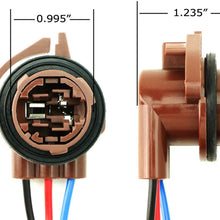 iJDMTOY (2) Hyper Flash/Bulb Out Error Fix Wiring Adapters For 3157 3057 3155 3357 3457 4157 LED Bulbs Turn Signal or Tail Brake Lights