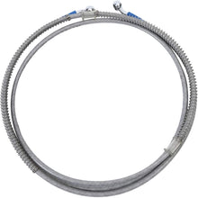 RJJX 120Cm Motorcycle Brake Oil Hose Line Banjo Fitting Stainless Steel Braided (Color : Silver)