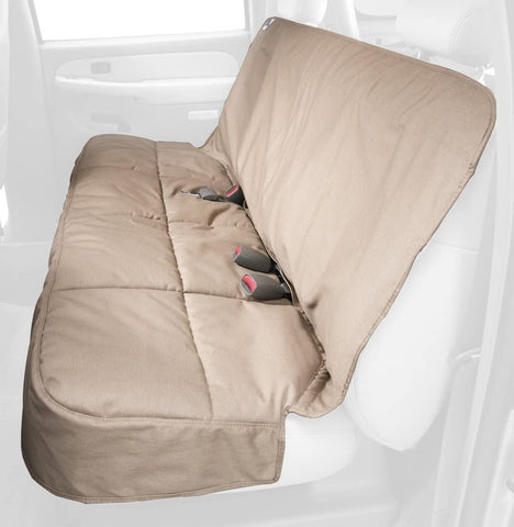 Canine Covers 2nd Row Semi-Custom Fit Seat Protector - Polycotton (Black)