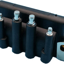 Tuzliufi Ignition Coil for Outboard 2hp 2.3hp 2.5hp 3hp 3.3hp 4hp 6hp 8hp 9.9hp 15hp 28hp 40hp 45hp 50hp 55hp 80hp 90hp 105hp 115hp 150hp 175hp Dual Plug Wire 0583740 583740 583298 879614 New Z370