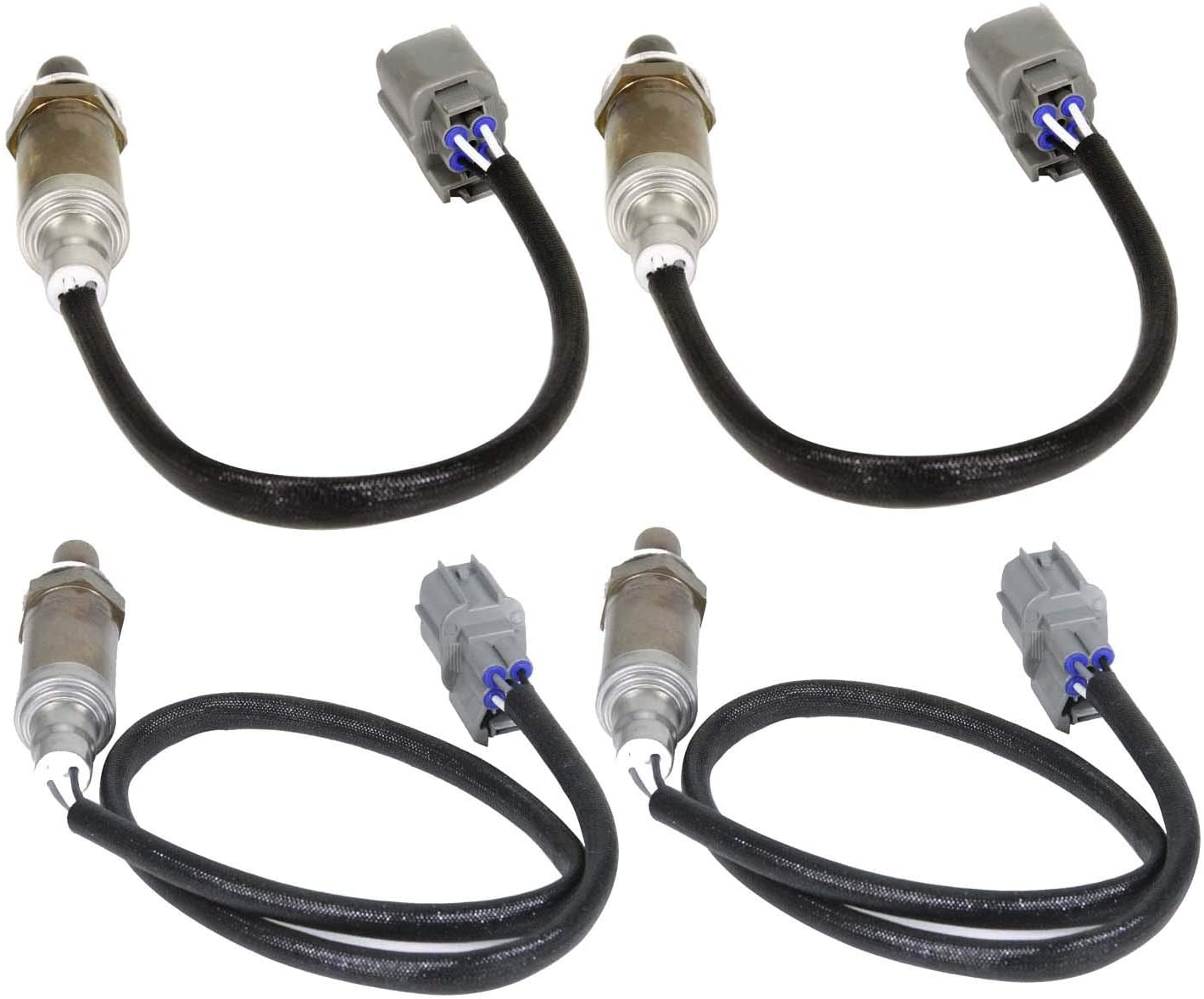 Maxfavor 4PCS Oxygen sensor 234-4694 x2 234-4696 x2 o2 sensor for 02-99 Land Rover Discovery 4.0L 02 Sensor