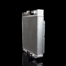 Aluminum Radiator + 14" Fan For FORD MUSTANG/SHELBY V8 L6 MT/AT 64-66 1965 Silver