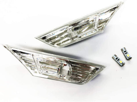 S SIZVER Clear Side Market Blink Light Turn Signal for 2016-2019 Honda Civic All Model