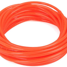 X AUTOHAUX 10 Meter 32.8ft 4mm Inner Dia Universal Polyurethane PU Vacuum Hose Tube Red for Car